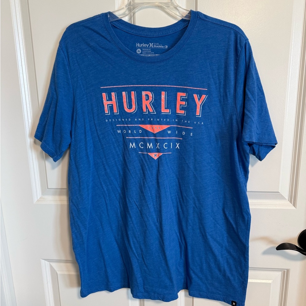 Hurley Blue Short Sleeve Tee